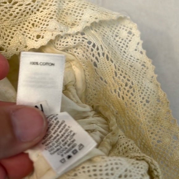 UNSUBSCRIBED COTTON TIE DYE BOHO BEACHY CROCHET TOP SIZE 8 - Picture 13 of 14